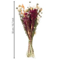 Artikel Trockenblumen Strauß perfekt für elegante Tischdekoration im Landhausstil 50cm