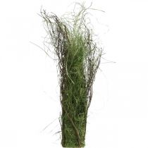 Deko Grasbusch mit Zweigen Getrocknetes Gras Büschel 65×12cm
