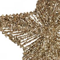 Artikel Christbaumschmuck, Adventsdeko, Stern-Anhänger Golden B25,5cm 4St