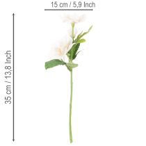 Artikel Kunstblume Christrose Bund Blumenstrauß Weihnachten 35cm 6St