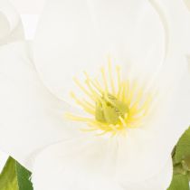 Artikel Christrose Künstliche Blume weiß Dekorativer Kunstblumen Bund mit 40cm 4St