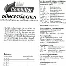 Artikel Combiflor Düngestäbchen für Blühpflanzen 20 St