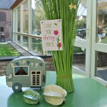 Artikel Schild zum Aufhängen "Kirsche" 17cm x 12cm 4St - Dekoschild mit fruchtiger Liebeserklärung