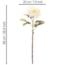 Artikel Künstliche Blume Dahlie für Vase 68cm