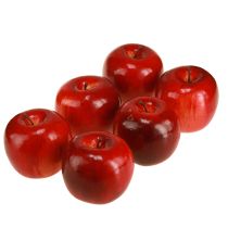 Artikel Deko Äpfel Rot Glänzend Künstlich 7,5cm 6er Set Herbstdeko