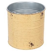 Artikel Deko Dose Apricot Pflanztopf Metall Sommerdeko Ø15,5cm H15cm