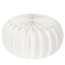 Artikel Wabenpapier Ring Kürbis rund groß für Trockenblumen und Herbstdeko 24cm 4St