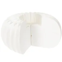 Artikel Wabenpapier Ring Kürbis rund groß für Trockenblumen und Herbstdeko 24cm 4St