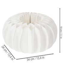 Artikel Papier Dekokugel Moderne Kürbis Deko Wabenpapier 34cm 2St