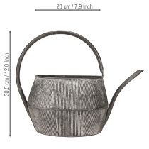Artikel Deko Gießkanne Metall Teekanne Schwarz Vintage Stil