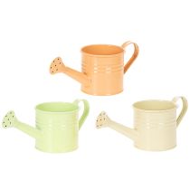 Artikel Deko Gießkannen Übertopf Metall Set 8-teilig, bunt, 16,5x7cm - Ideale Pflanzengefäße für Balkon & Küche