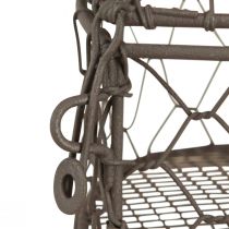 Artikel Deko Herz aus Draht zum Befüllen Vintage Grau 14×13,5cm