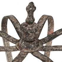 Artikel Deko Krone Antik Optik Metalldeko Rost Ø19,5cm H22cm