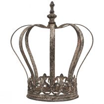 Artikel Deko Krone Antik Optik Metalldeko Rost Ø19,5cm H22cm