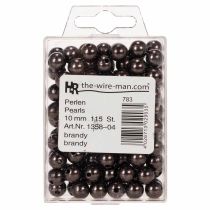 Artikel Deko Perlen Braun Ø10mm 115 St