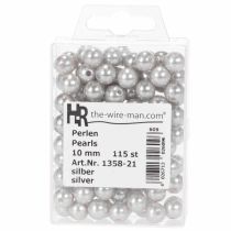 Artikel Deko-Perlen Ø10mm Silber 115 St