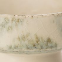 Artikel Deko Schale Keramikschale Creme Graugrün Ø20cm H16cm