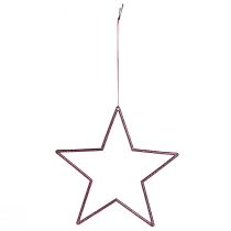 Artikel Deko Stern Berry Weihnachtsdeko Hängend Glitter Ø18cm 8 Stück Set