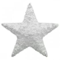 Artikel Deko Stern Weihnachten Weihnachtsdeko Stern Weiß H20cm 4St