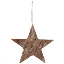 Artikel Deko Sterne zum Hängen aus Pinienrinde Piniensterne 20cm 3 St