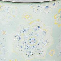 Artikel Deko Tasse Pflanztopf Mandala emailliert Ø13cm H12cm
