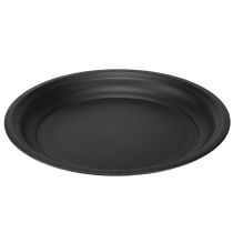 Artikel Deko Teller Metall Schale Dekoteller Anthrazit Ø26cm 2St