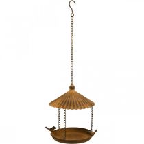 Artikel Deko-Vogeltränke, Vogelbad, Rost Deko Garten Ø23cm H27,5cm