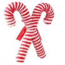 Artikel Deko Zuckerstangen zum Hängen Christbaumschmuck Rotweiß 28cm