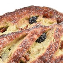 Artikel Deko Brot Lebensmittelattrappe Rosinenbrot künstlich 22cm