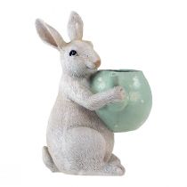 Artikel Deko Hase mit Teekanne Dekofigur Tischdeko Ostern H22,5cm