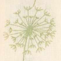 Artikel Dekoband Geschenkband Pusteblume Creme 40mm 15m