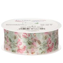Artikel Geschenkband florales Design für elegante Geschenkverpackungen 15m