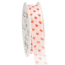 Artikel Geschenkband Herzen ideal für kreative Verpackungsideen und persönliche Geschenke 2,5 cm 15m
