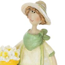 Artikel Dekofiguren Gärtner Tischdeko Sommer Grün Gelb 16,5×5,5cm 2St