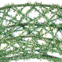 Artikel Kranz aus grünem Deko Drahtgeflecht für DIY Projekte 19cm 2St