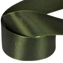 Artikel Satinband für Geschenkverpackung Taftband Grün 40mm 5m