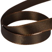 Artikel Geschenkband Braun Taftband für festliche Dekoration 15mm 10m