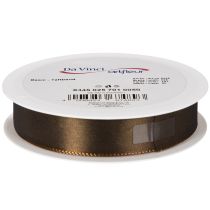 Artikel Taftband Braun auf Rolle vielseitig für Dekoration 25mm 50m