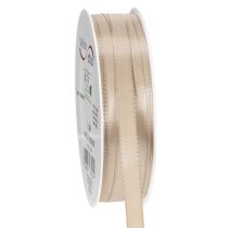 Artikel Geschenkband schmal Beige feines Band für Verpackungen 10mm 50m