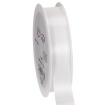 Artikel Dekorationsband Taftband Weiß 25mm 50m