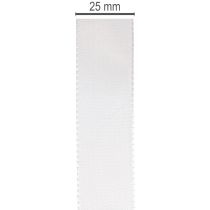 Artikel Dekorationsband Taftband Weiß 25mm 50m