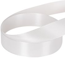 Artikel Dekorationsband Taftband Weiß 25mm 50m