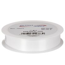 Artikel Dekorationsband Taftband Weiß 25mm 50m