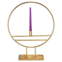 Artikel Dekoring mit Fuß Kerzenständer Metall Deko Gold Ø44,5cm