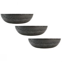 Artikel Dekoschale rund Pflanzschalen Grau Ø37cm H10,5cm
