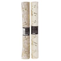 Artikel Tischband Dekostoff mit schmalen Schleifen auf Rolle 120x35cm 2St