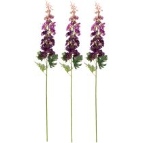 Artikel Dekoratives Delphinium als Kunstblume für stilvolle florale Akzente 79cm 3St