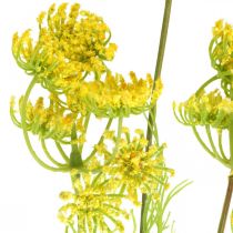 Gelber Dill, Künstliche Kräuterpflanze, Dill zum Dekorieren L80cm