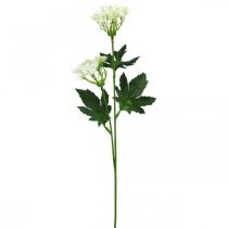 Artikel Dill blühend, Künstliche Kräuter, Dekopflanze Grün, Weiß 49cm 9St