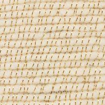 Artikel Wollkordel Weiß Goldfaden 5m x 5mm mit Draht für Deko und Basteln